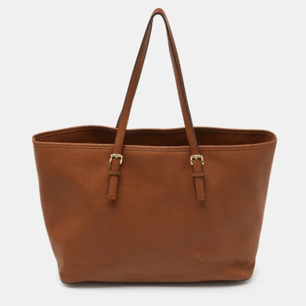 Michael Kors Pre-owned Leather totes Brown Dames
