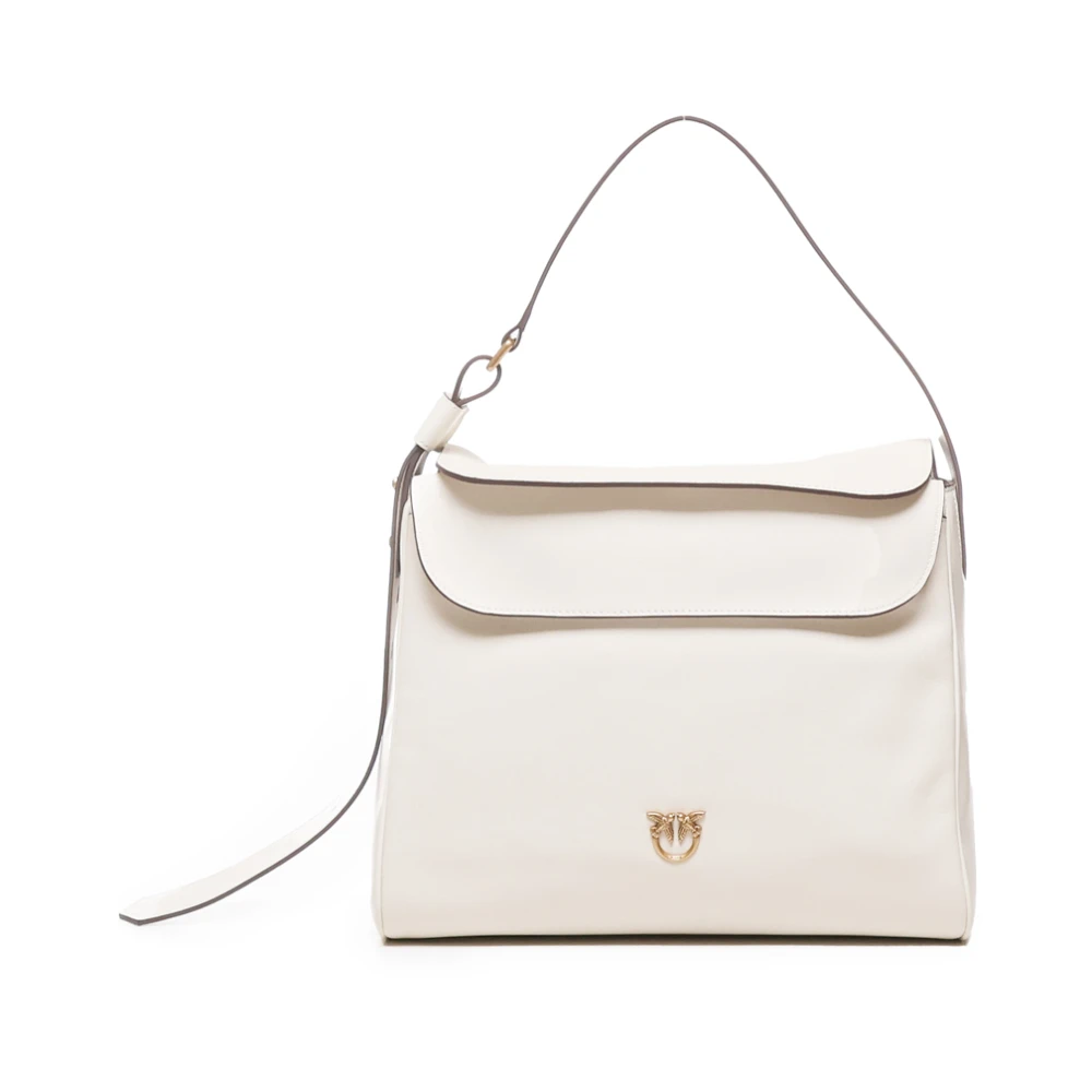 pinko Witte Schoudertas met Haaksluiting White Dames