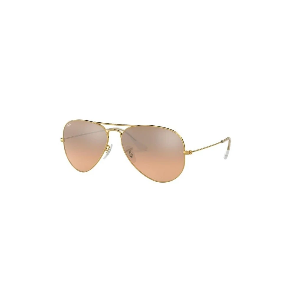 Ray-Ban Unisex Yellow Sunglasses, 55 Mm, Aviator Rb3025