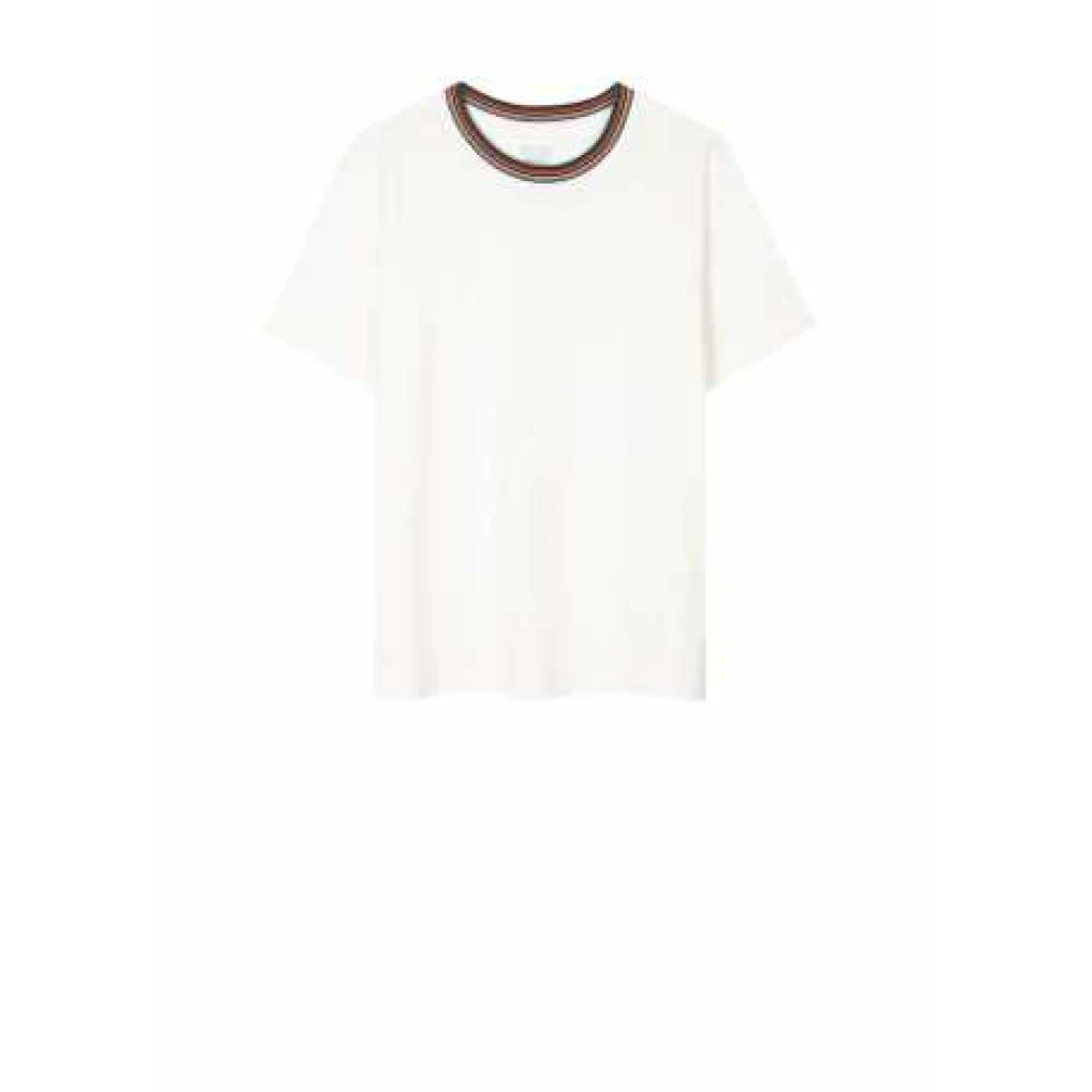 Paul Smith Wit Signature Stripe T-shirt White Dames