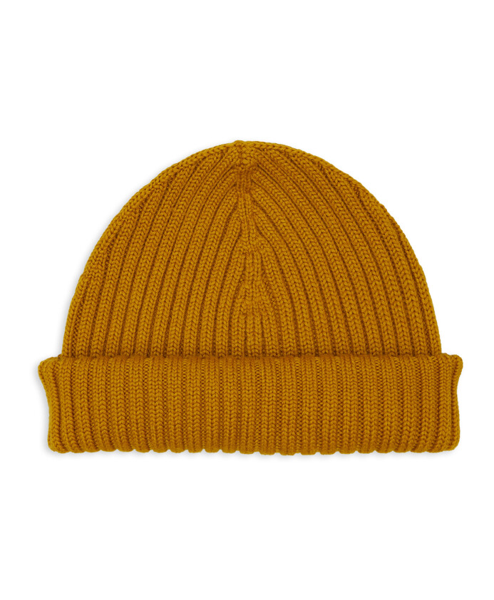 bonnet-beanie-jaune-cotele