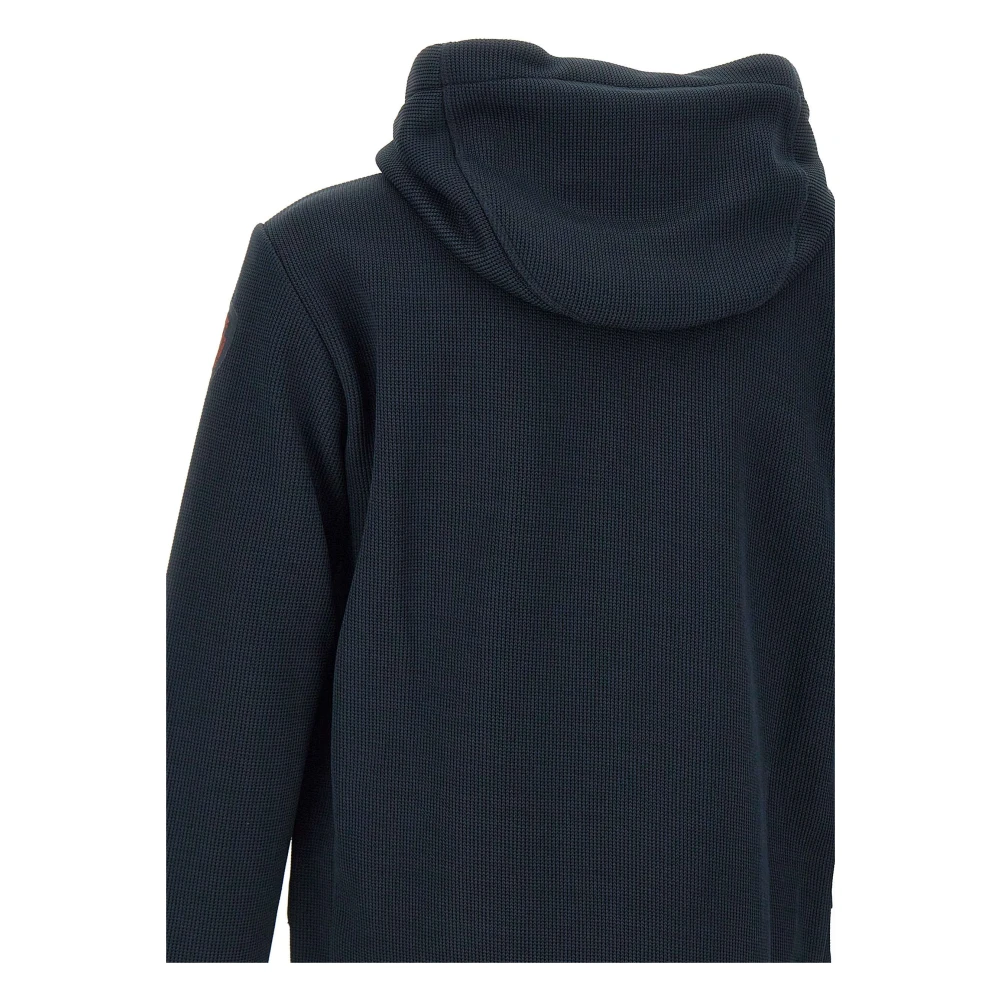 Blauer Blauwe Heren Sweatshirt Edgar met Taslan Details Blue Heren
