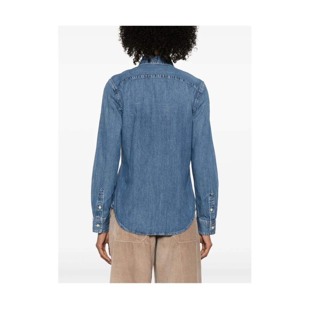 Ralph Lauren Denim Overhemd Blue Dames
