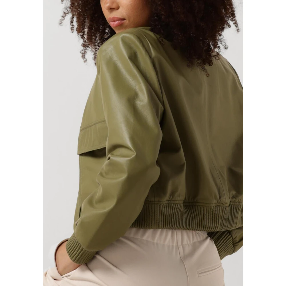 Ibana Dames Groene Jack met Zakken Green Dames