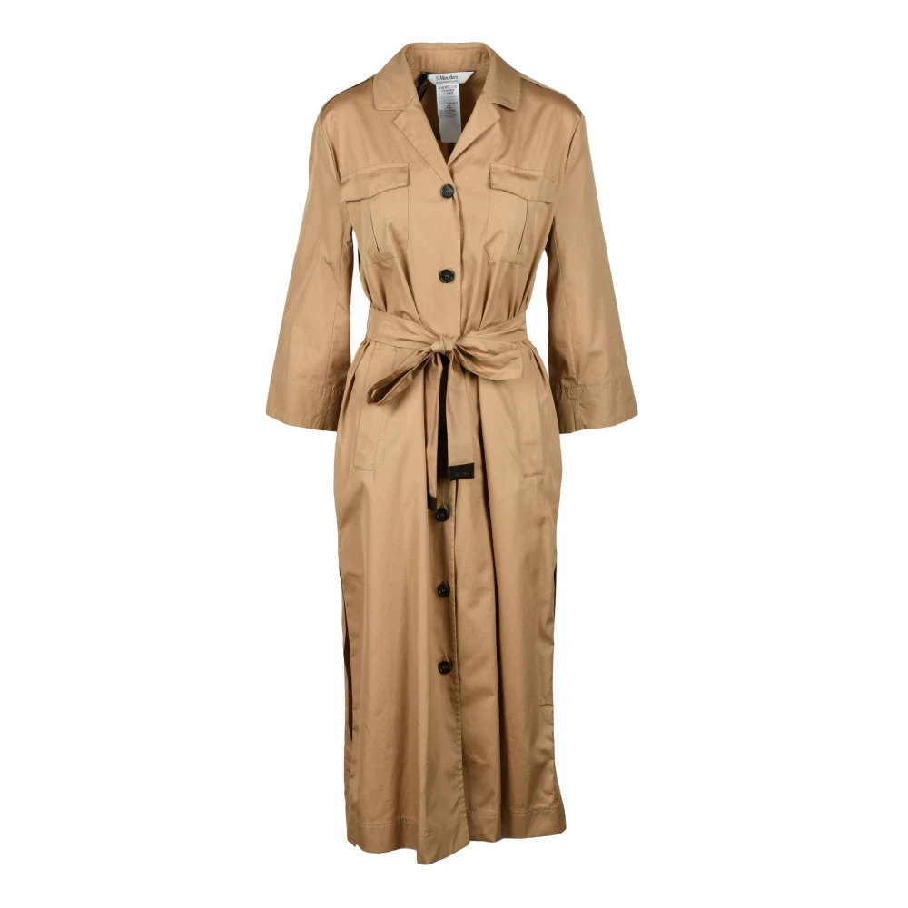 Max Mara Katoenen jurk voor vrouwen Brown Dames