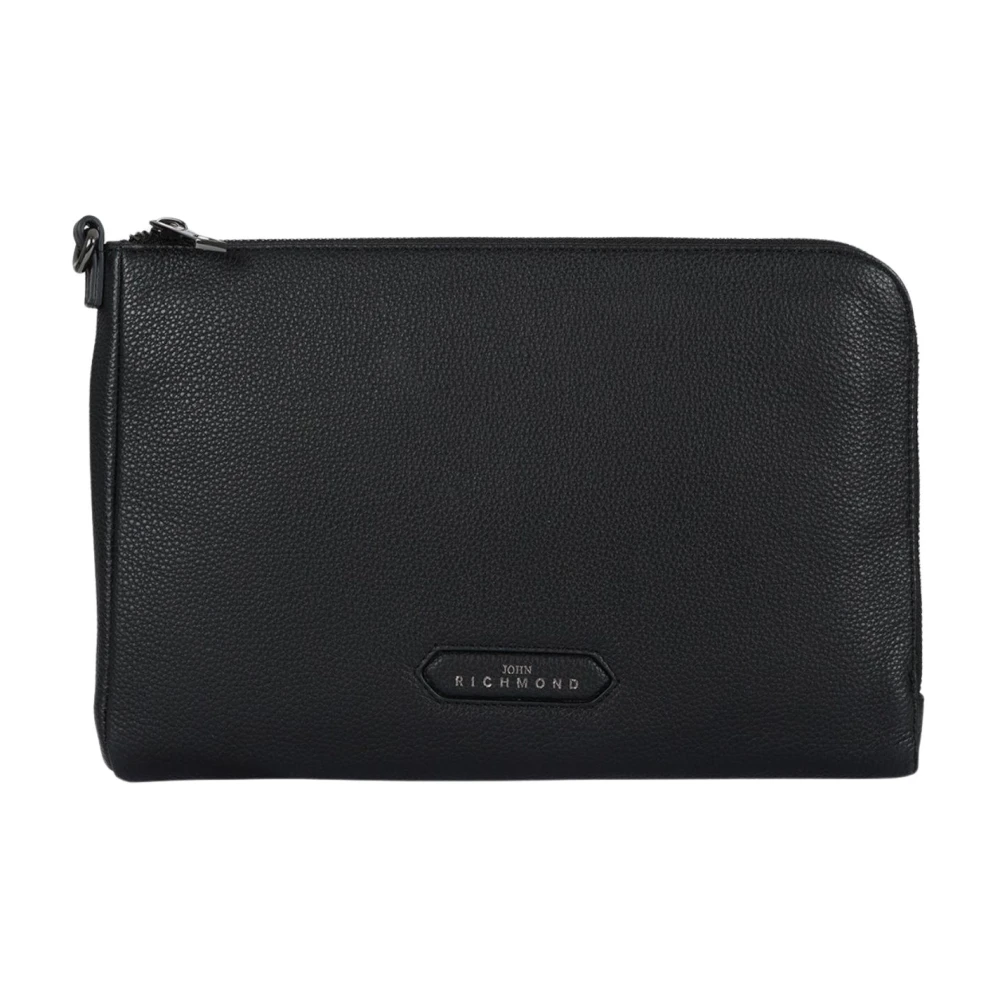 John Richmond Mannen Pouch Tas Black Heren