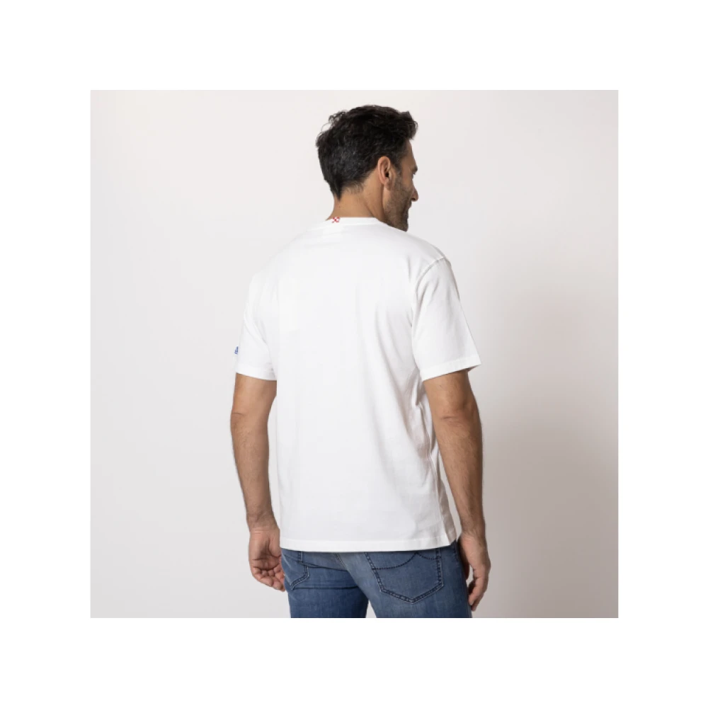 MC2 Saint Barth Spritz With Me T-shirt motieven White Heren