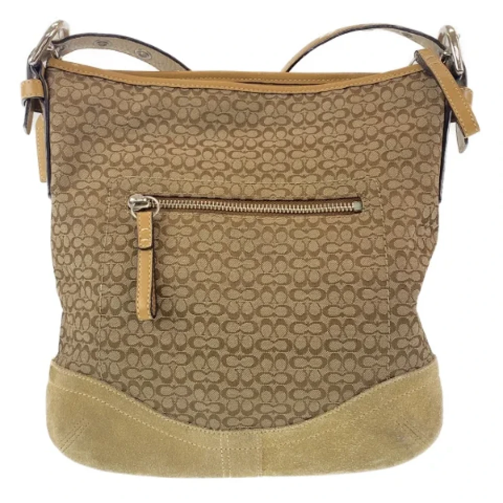 Coach Pre-owned Leather shoulder-bags Brown Dames