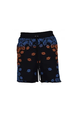 Bandana Bleach Shorts