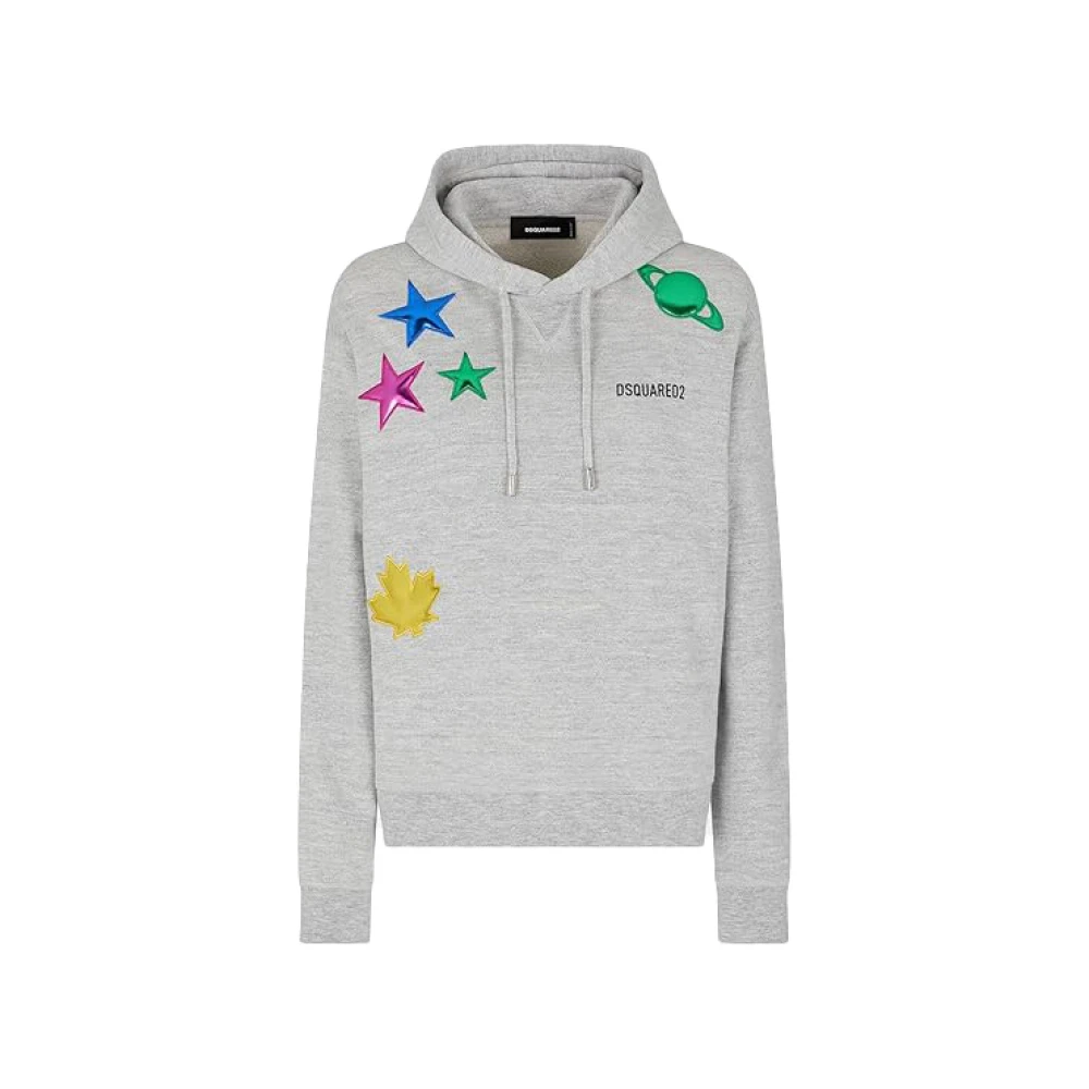 Dsquared2 Women's Gray Hoodies - Hoodies - M - Sweatshirts & Hoodies