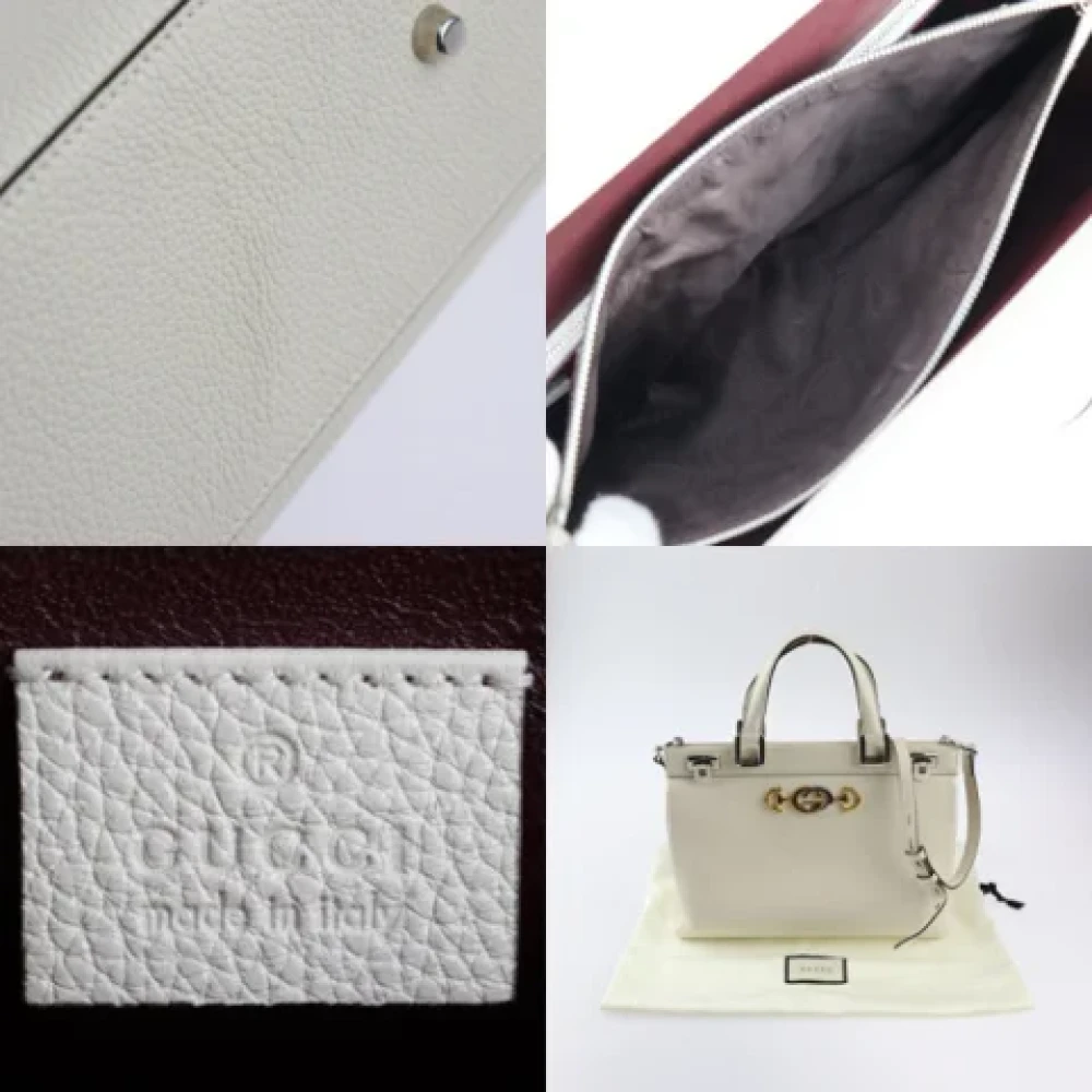Gucci Vintage Pre-owned Fabric gucci-bags White Dames