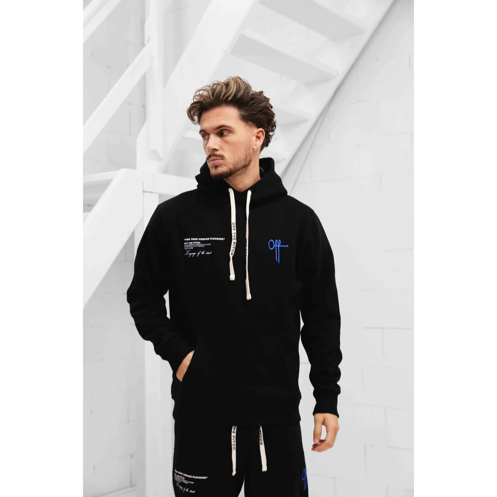 Off The Pitch Neo Heren Trainingspak Zwart Blauw Blue Heren