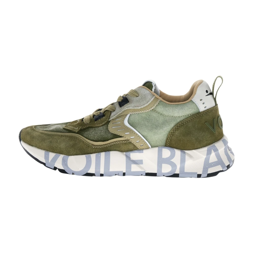 Voile Blanche Men's Green Sneakers, 9 Uk, Club01 Trainers