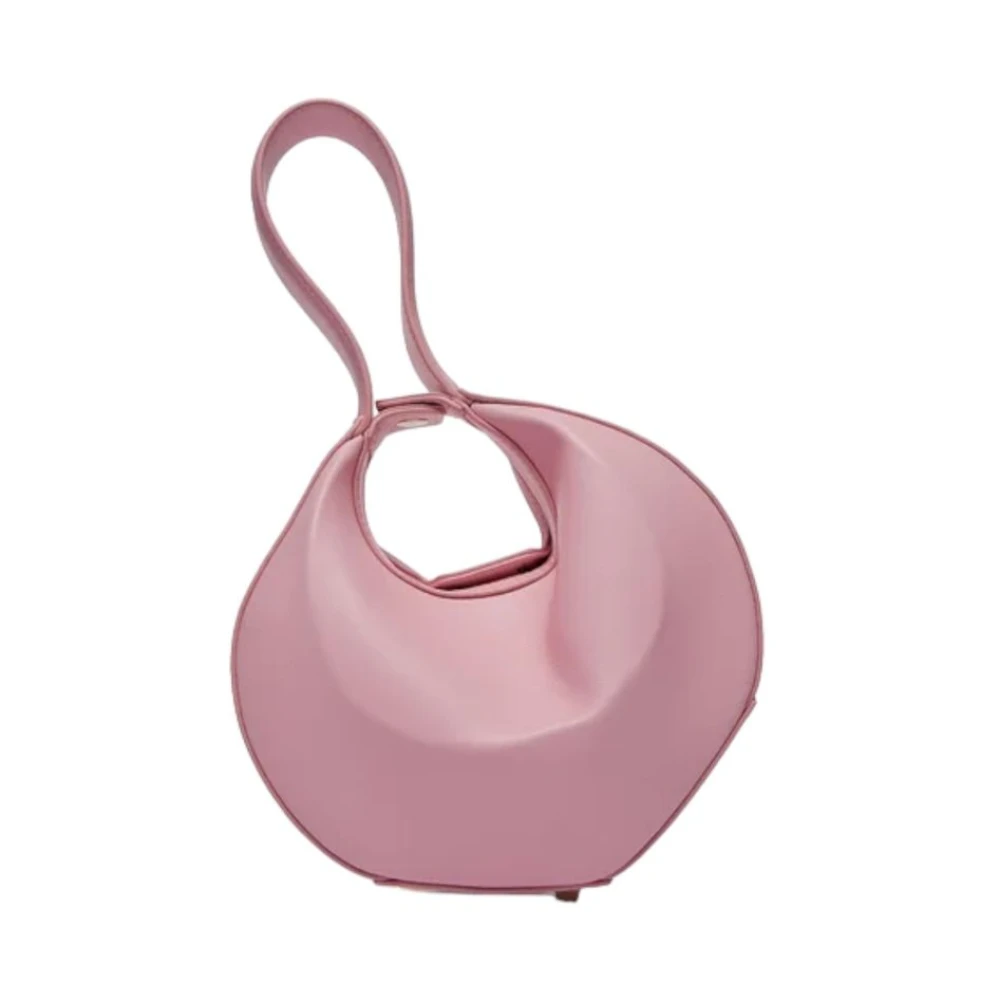 PATRIZIA PEPE Stijlvolle Leren Dames Tas Pink Dames