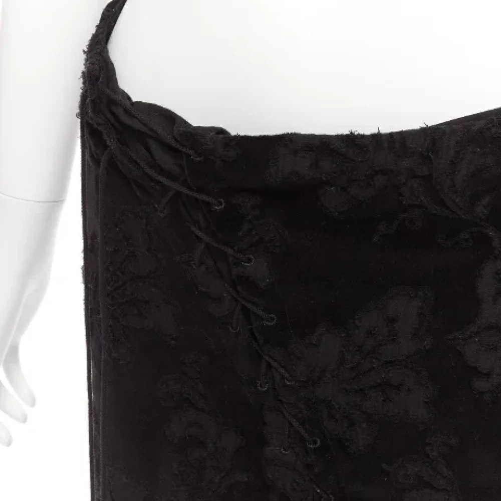 Yohji Yamamoto Pre-owned Cotton bottoms Black Dames