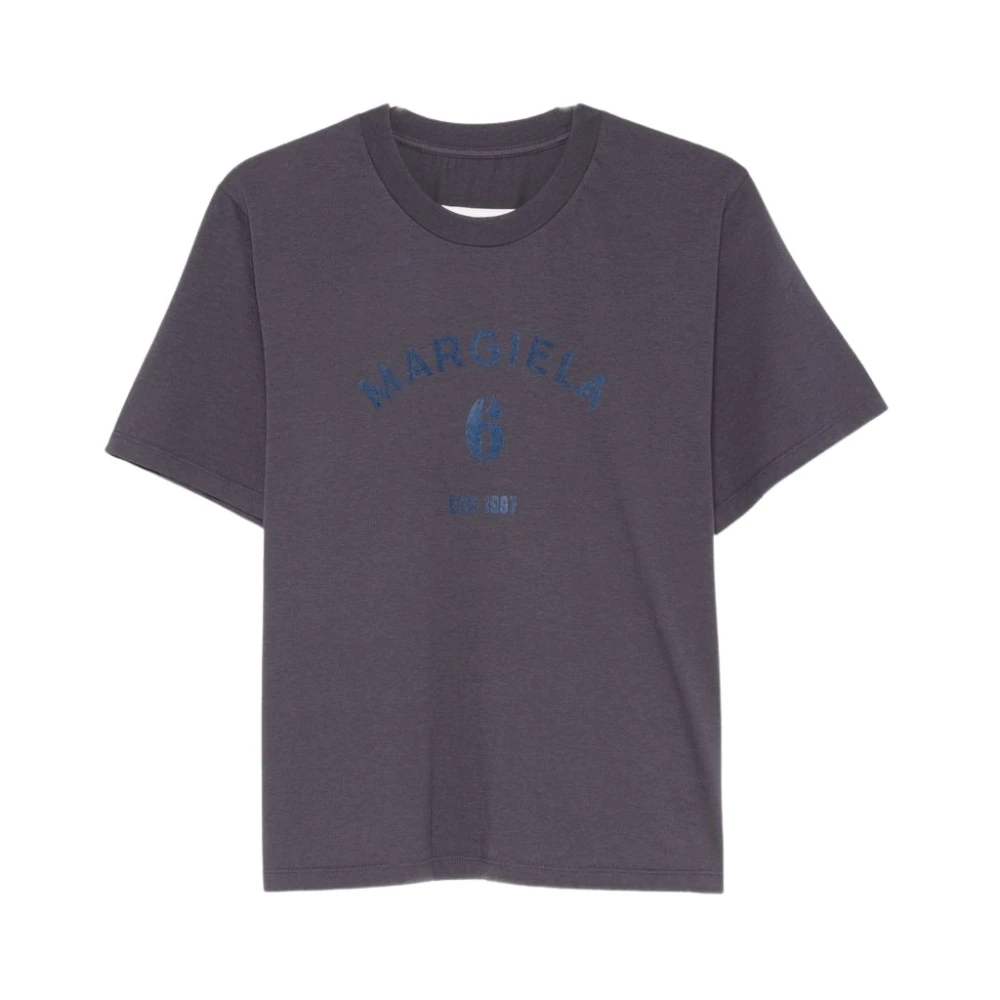 Mm6 Maison Margiela Donna Blu Top, M, New,