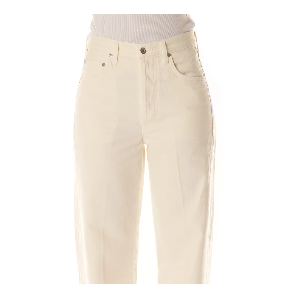 Citizens of Humanity Baggy Straight Fit Jeans White Dames
