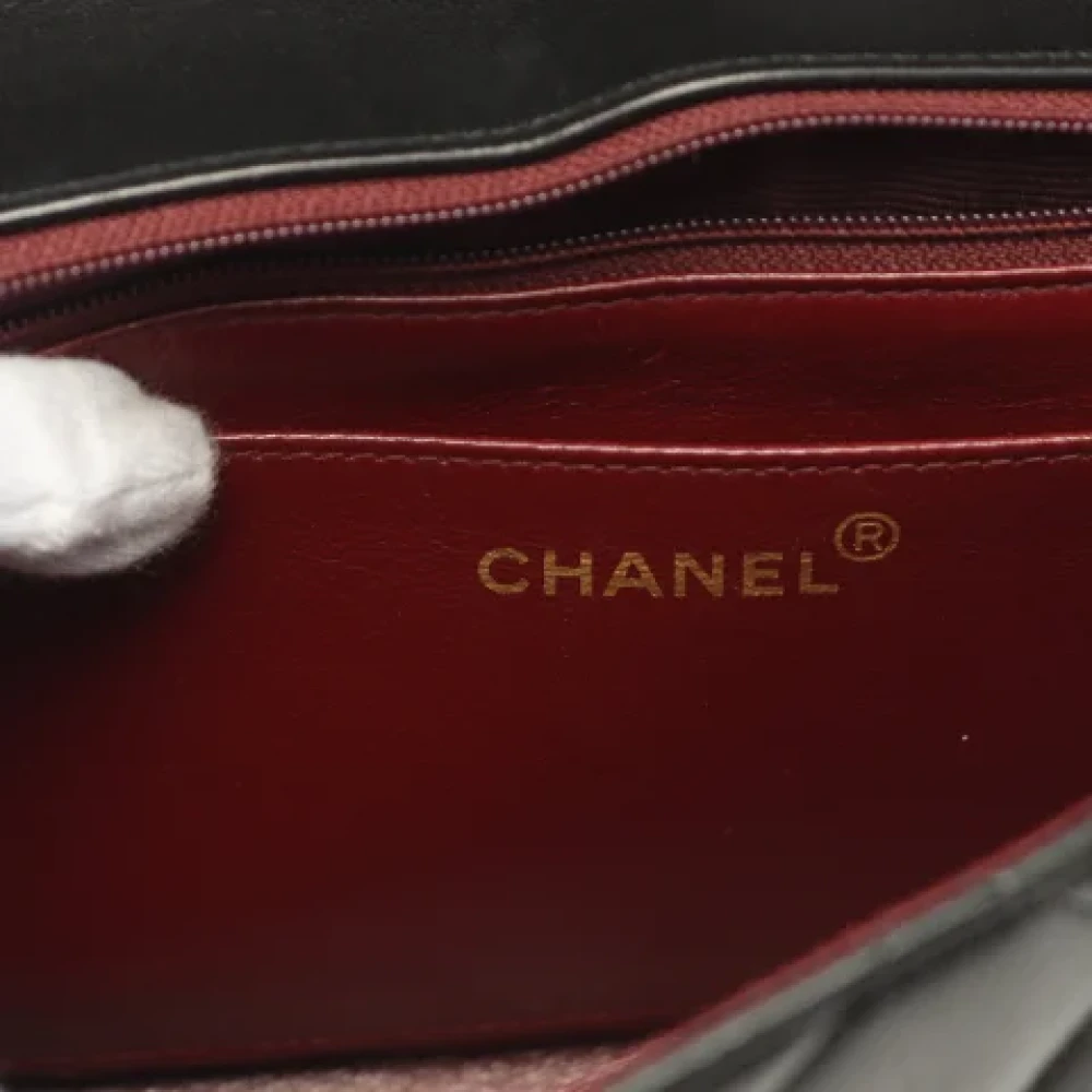Chanel Vintage Pre-owned Leather chanel-bags Black Dames