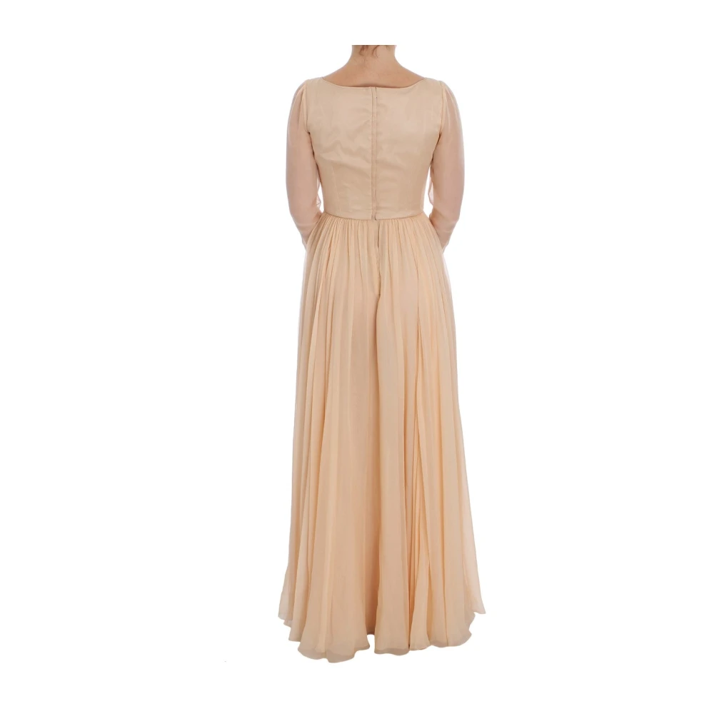 Dolce & Gabbana Maxi Dresses Beige Dames