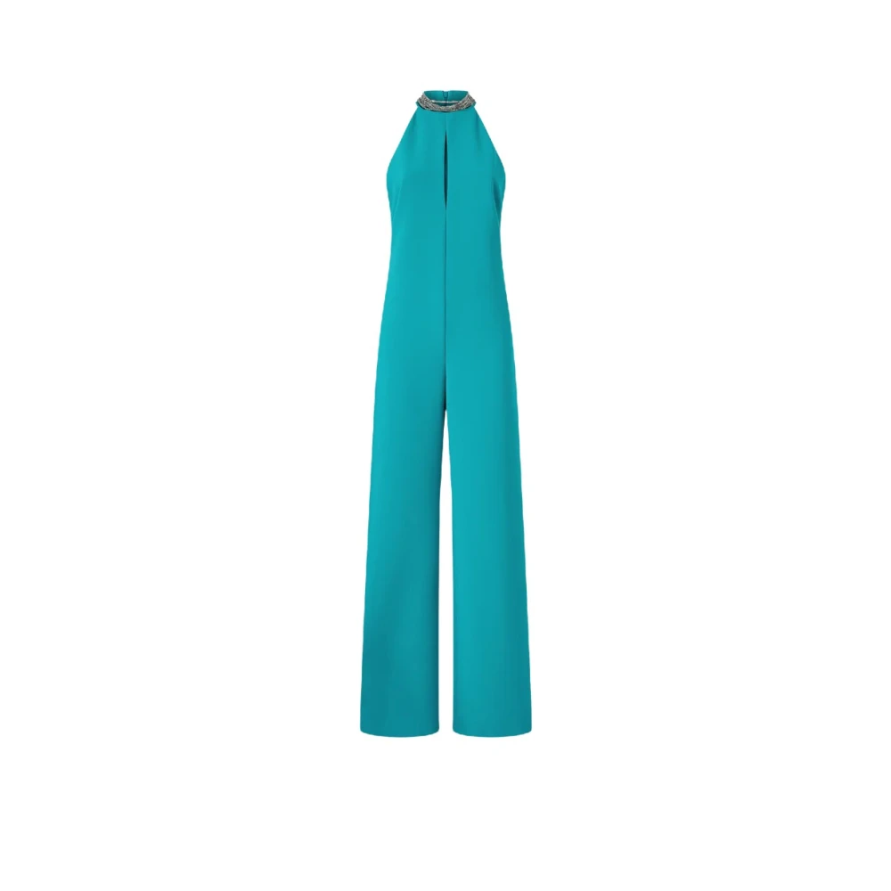 Pinko Women's Green Jumpsuits, 2XS, Straight-Leg Jumpsuit