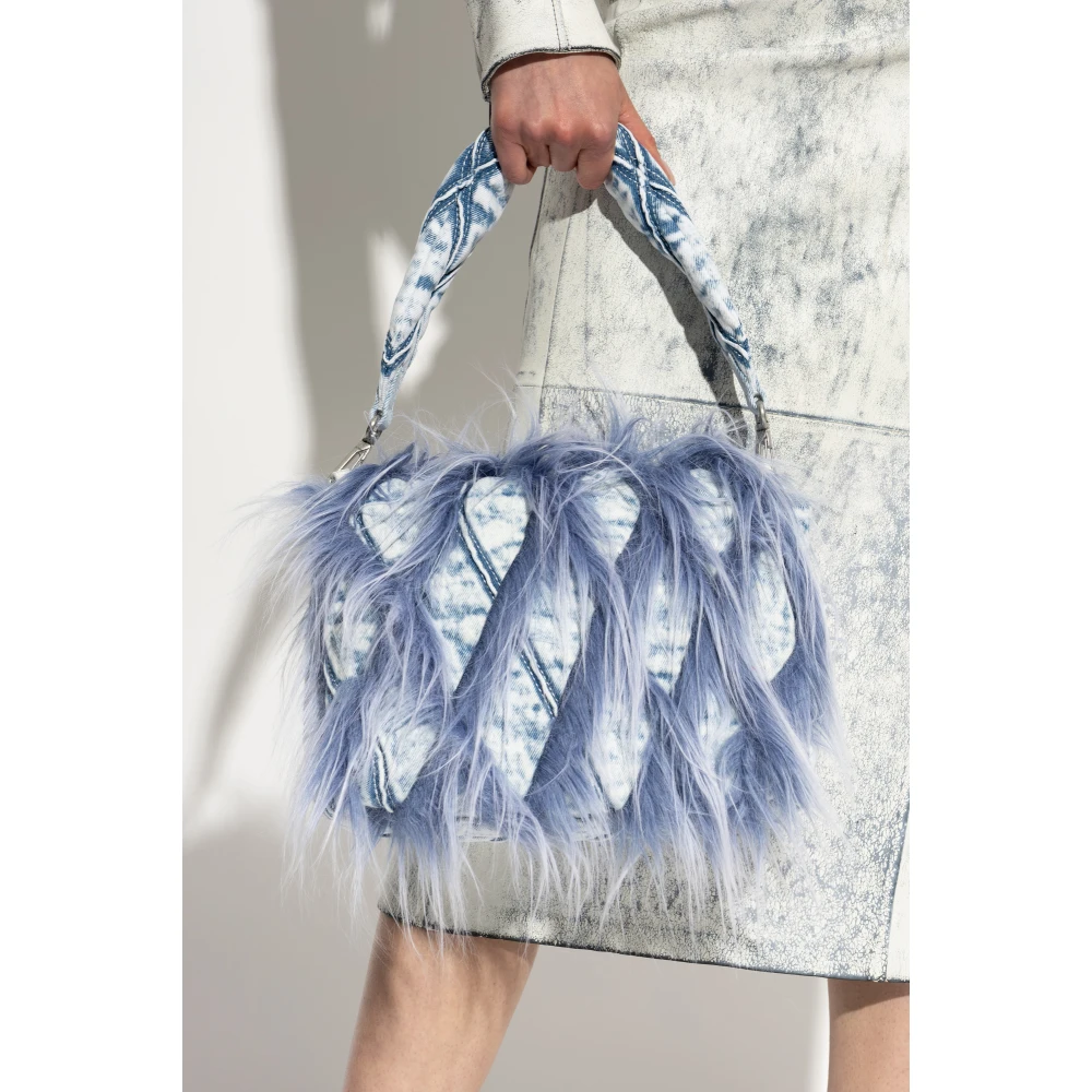 Diesel Schoudertas Charm-D Blue Dames