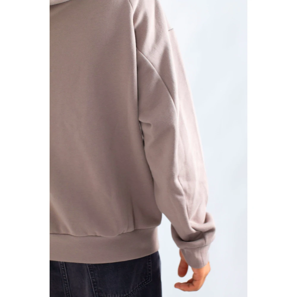 Krakatau Taupe Trekkoord Hoodie Beige Heren