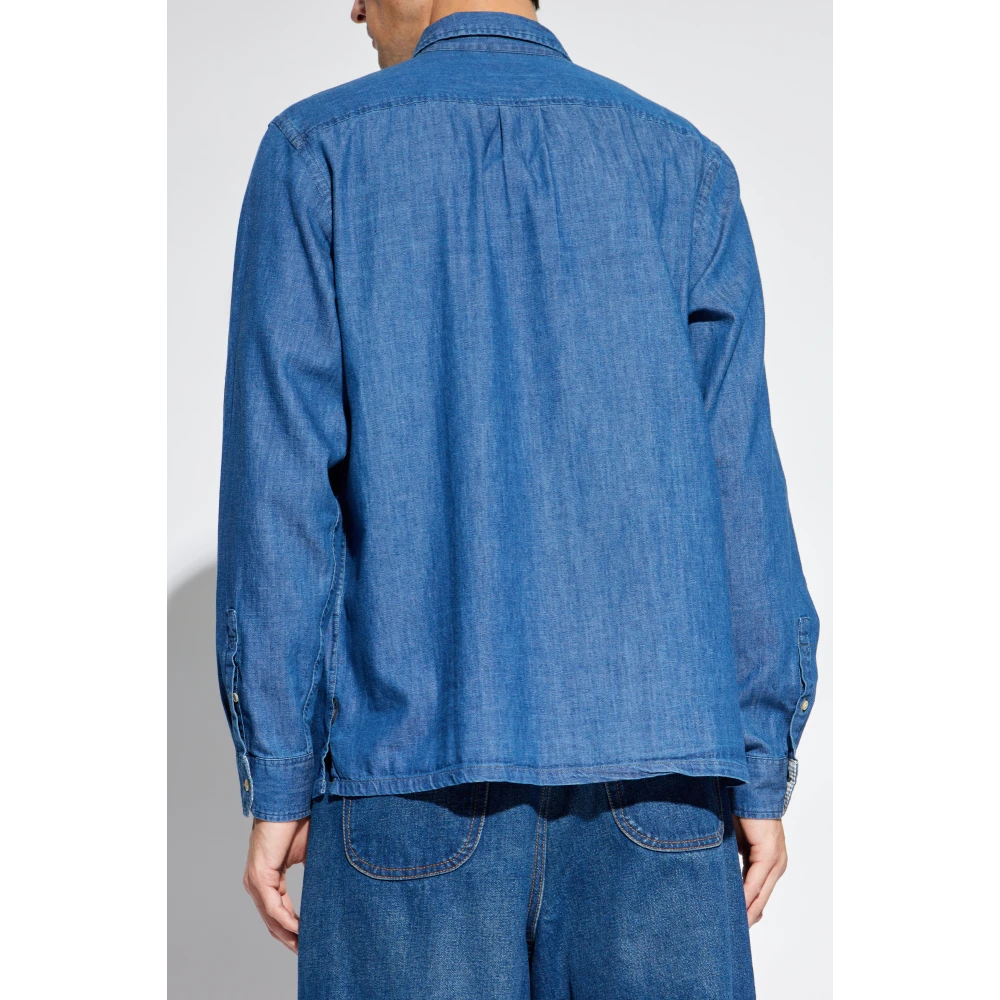 PS By Paul Smith Denim overhemd Blue Heren