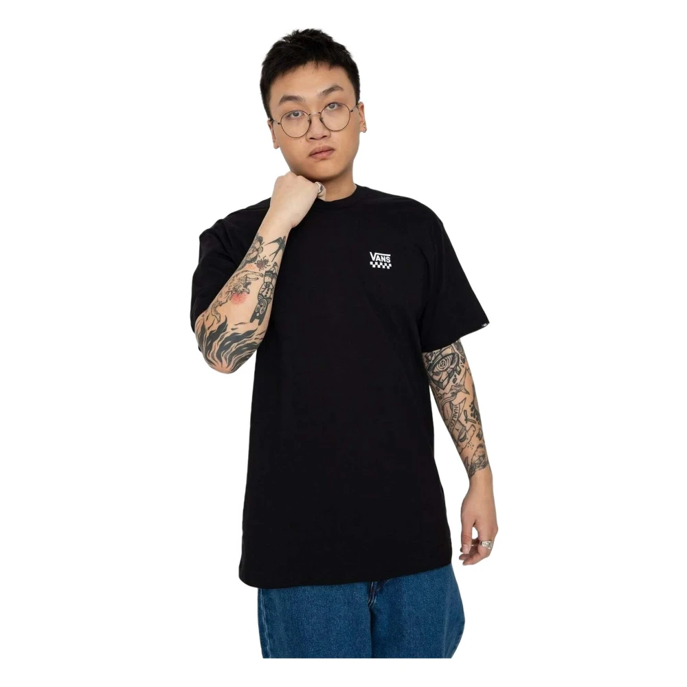 Vans Linkerborstlogo Ii Ss T-shirt Black Heren
