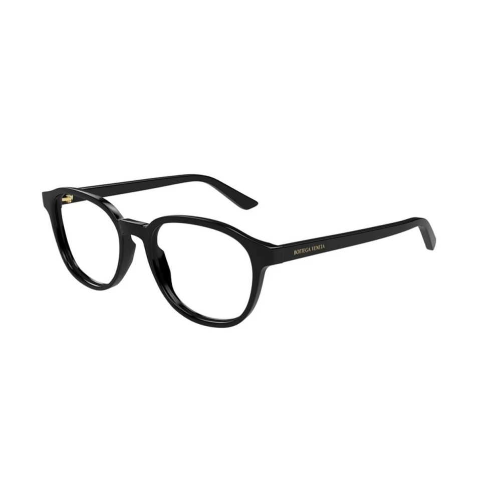 Bottega Veneta Men's Black Glasses, 52 Mm, Pantos Optical Frame