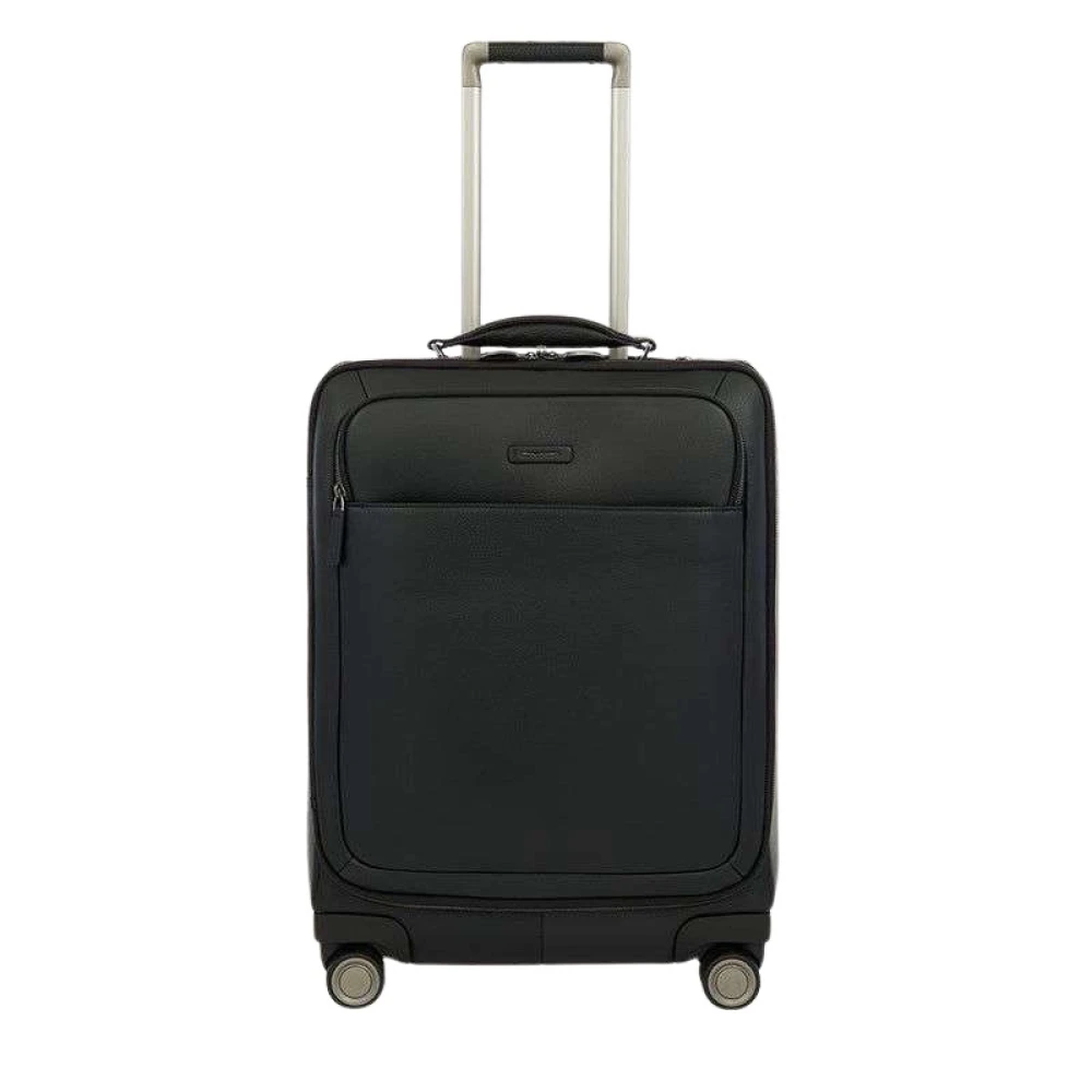 Piquadro Stijlvolle Reistrolley Tas Black Unisex