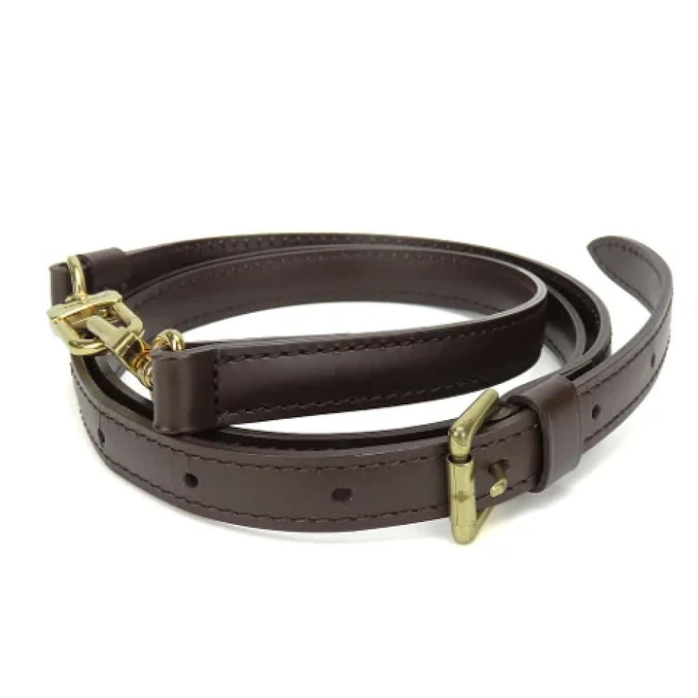 Louis Vuitton Vintage Pre-owned Leather belts Brown Dames