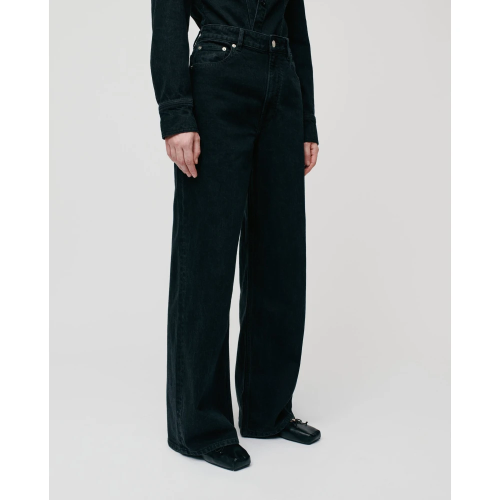 IVY OAK Hoge taille denim jeans Black Dames