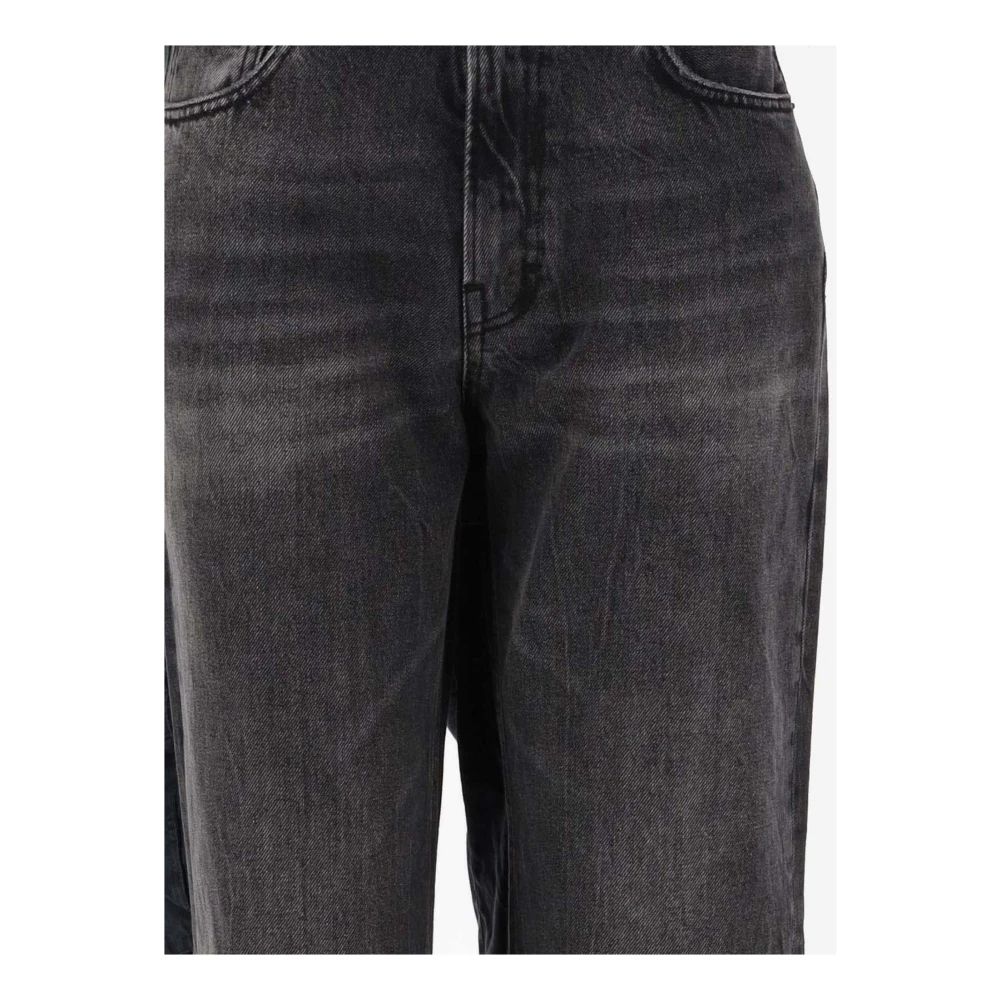 Haikure Donkere Denim Regular Fit Jeans Black Dames