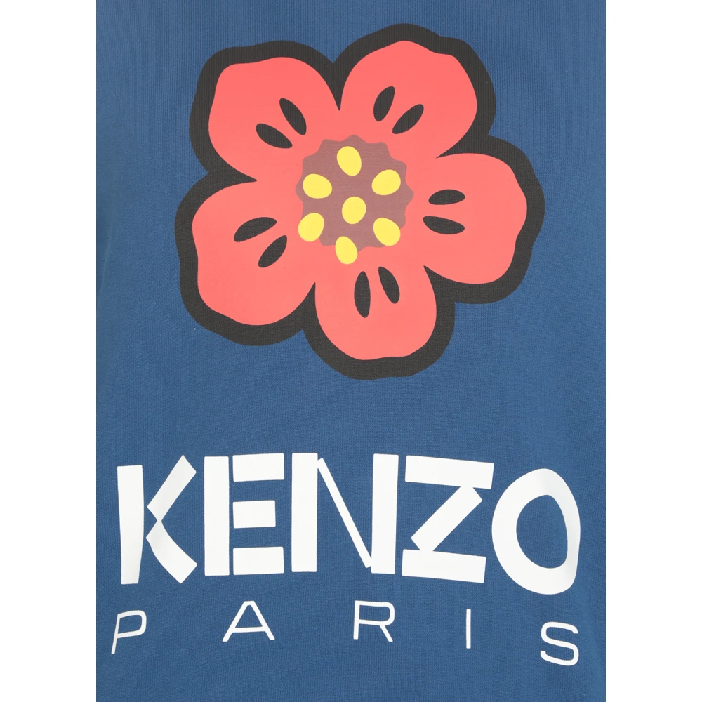 Kenzo Round-neck Knitwear Blue Dames