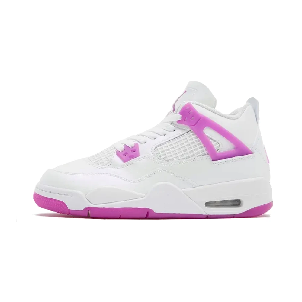 Jordan Women's White Trainers, 3 1/2 Uk, Hyper Violet Retro Trainers