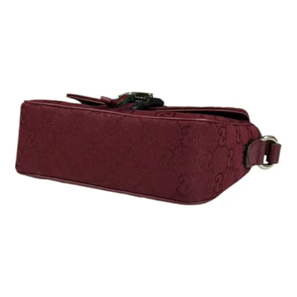 Gucci Vintage Pre-owned Canvas gucci-bags Red Heren