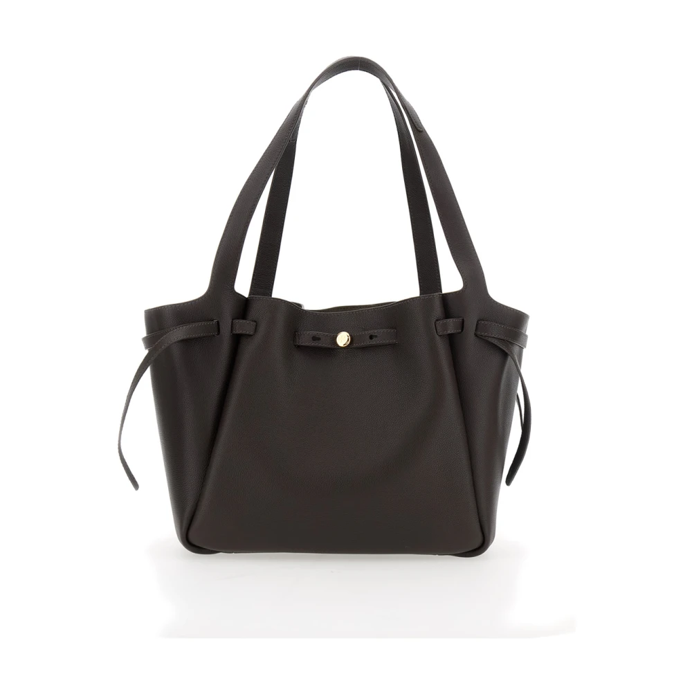 TORY BURCH Bruine Tote Tas met Trekkoordsluiting Brown Dames