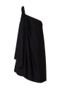 robe-noire-a-une-epaule-drapee