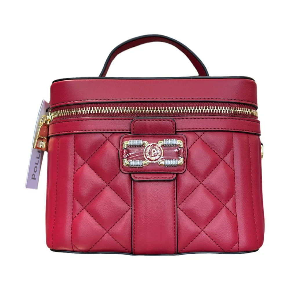 Pollini Rode handtas met afneembare kettingriem Red Dames