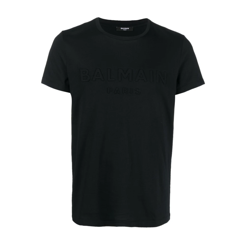 Balmain - Tops > T-Shirts - Black - Balmain - Modalova