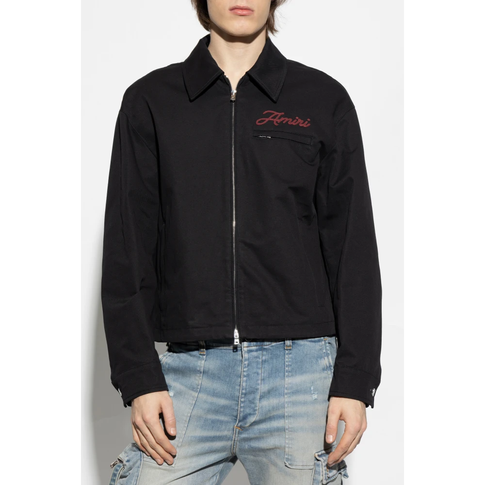 Amiri Jas met logo Black Heren
