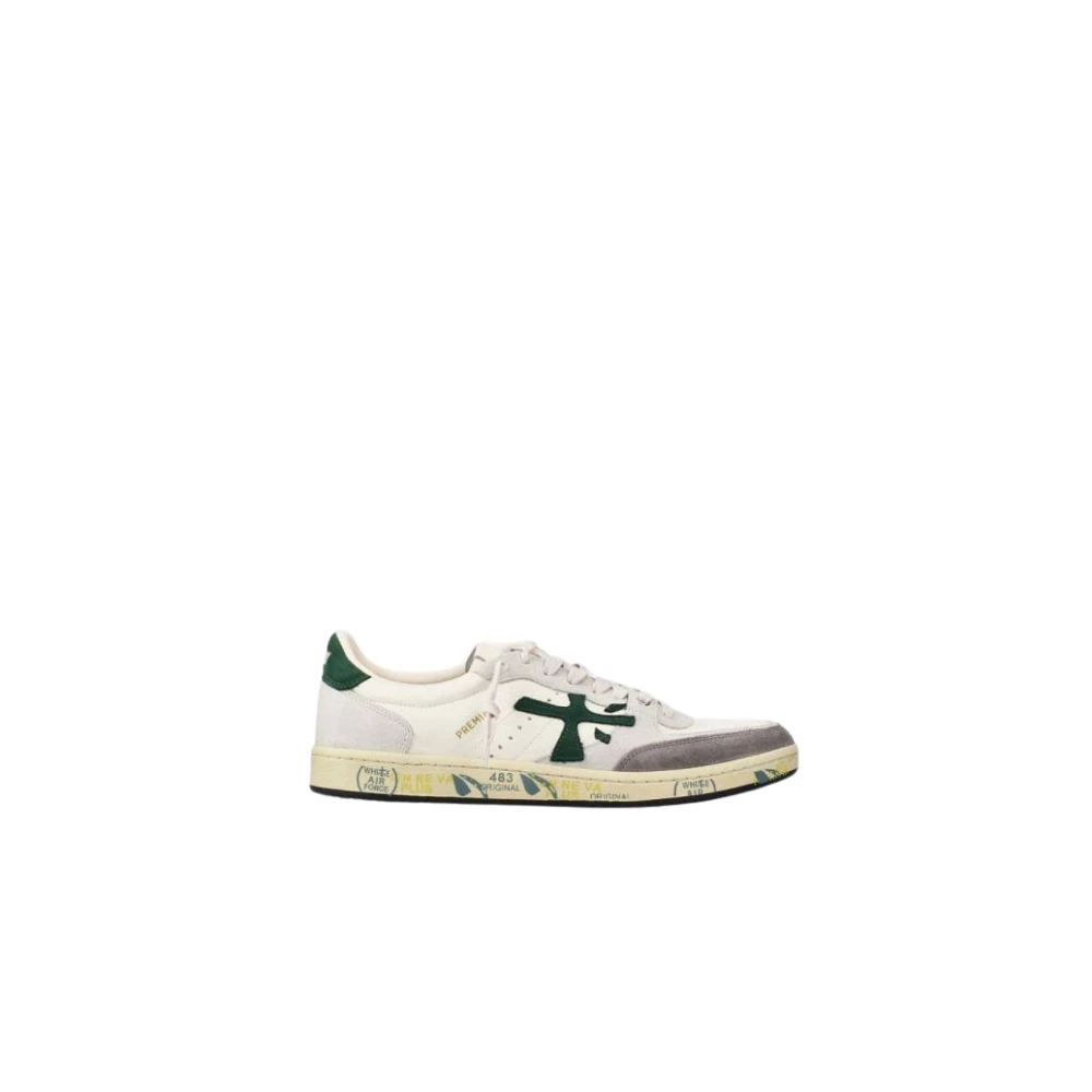 Premiata Vintage stijl sneaker met eigentijdse geest Heren Schoenen Wit