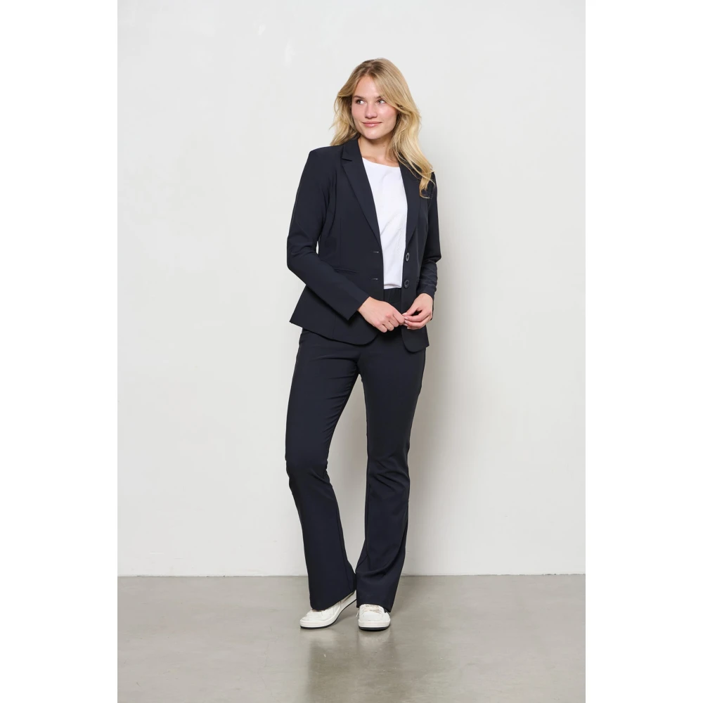 &Co Woman Wijde Broek Zomerse Stijl Blue Dames