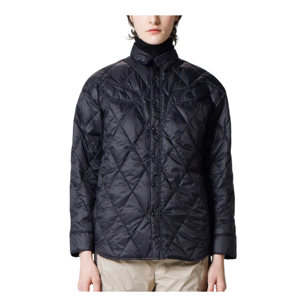 Taion Zwarte Winterjas Sh19Js Black Heren