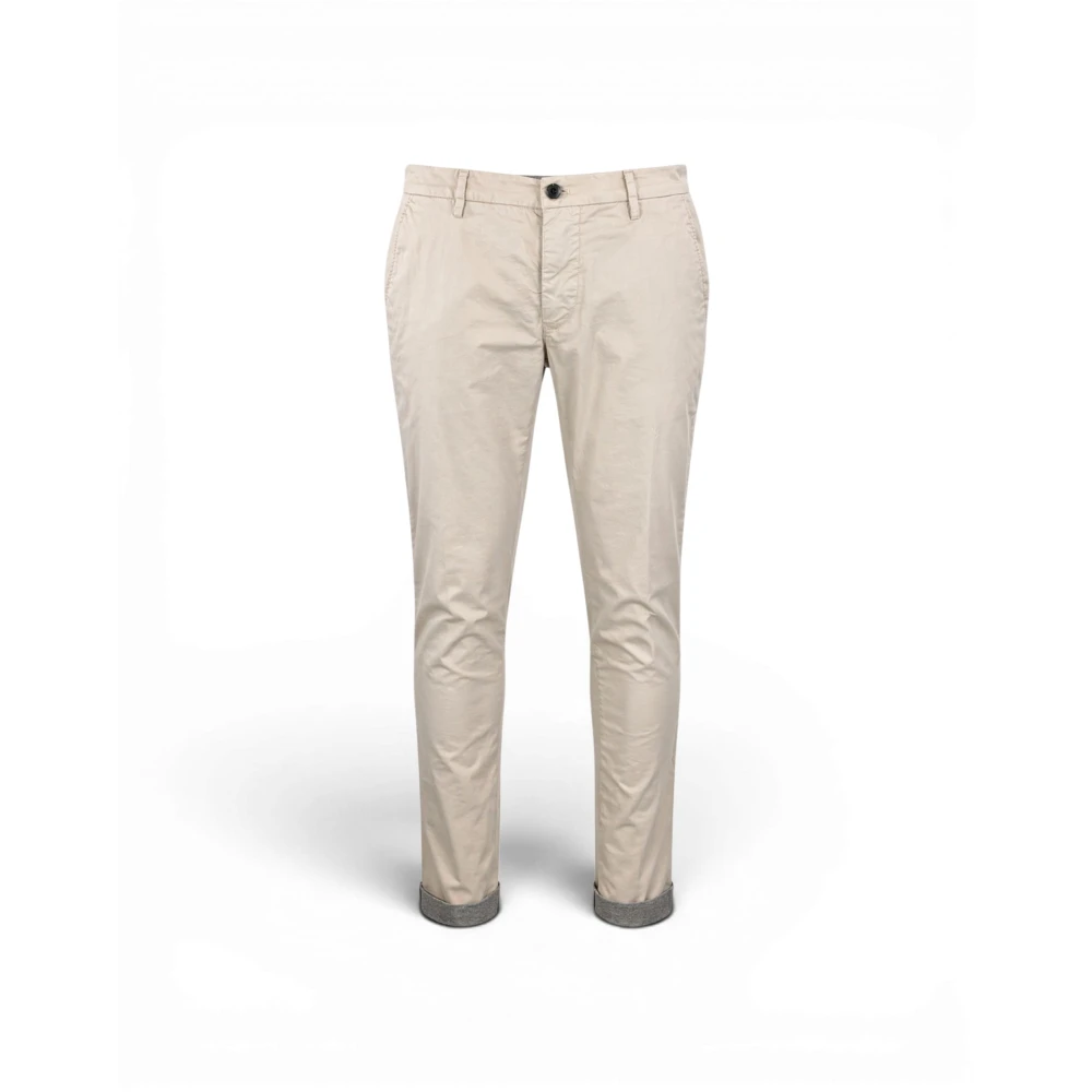 Mason's Mannelijk Beige Broeken Heren, 3XL, Katoen, Milano Travel Broeken