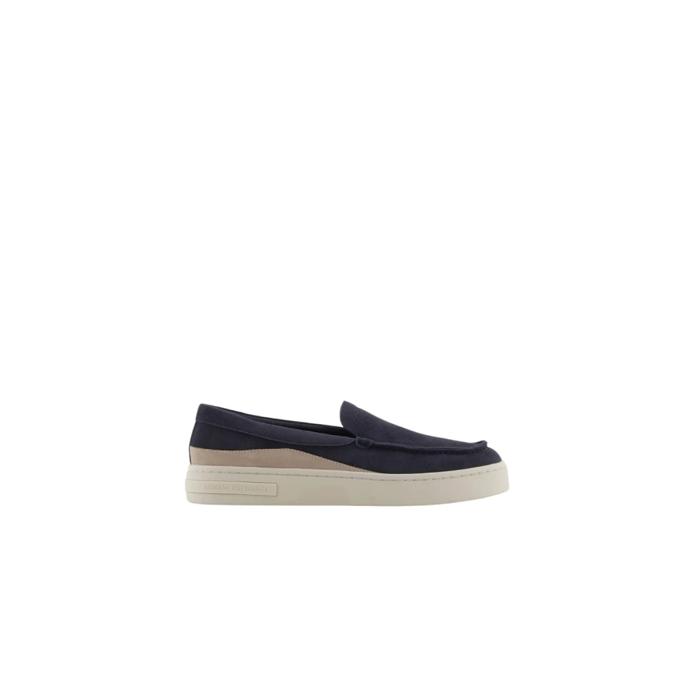 Armani Exchange Herren Blau Schuhe, 45 Eugröße: