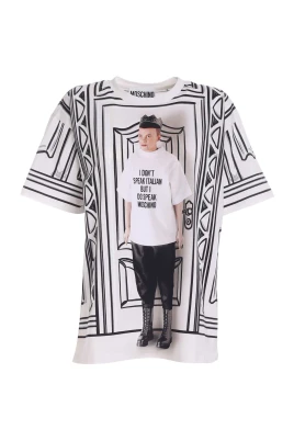 Tryckt T-shirt för modeintresserade kvinnor