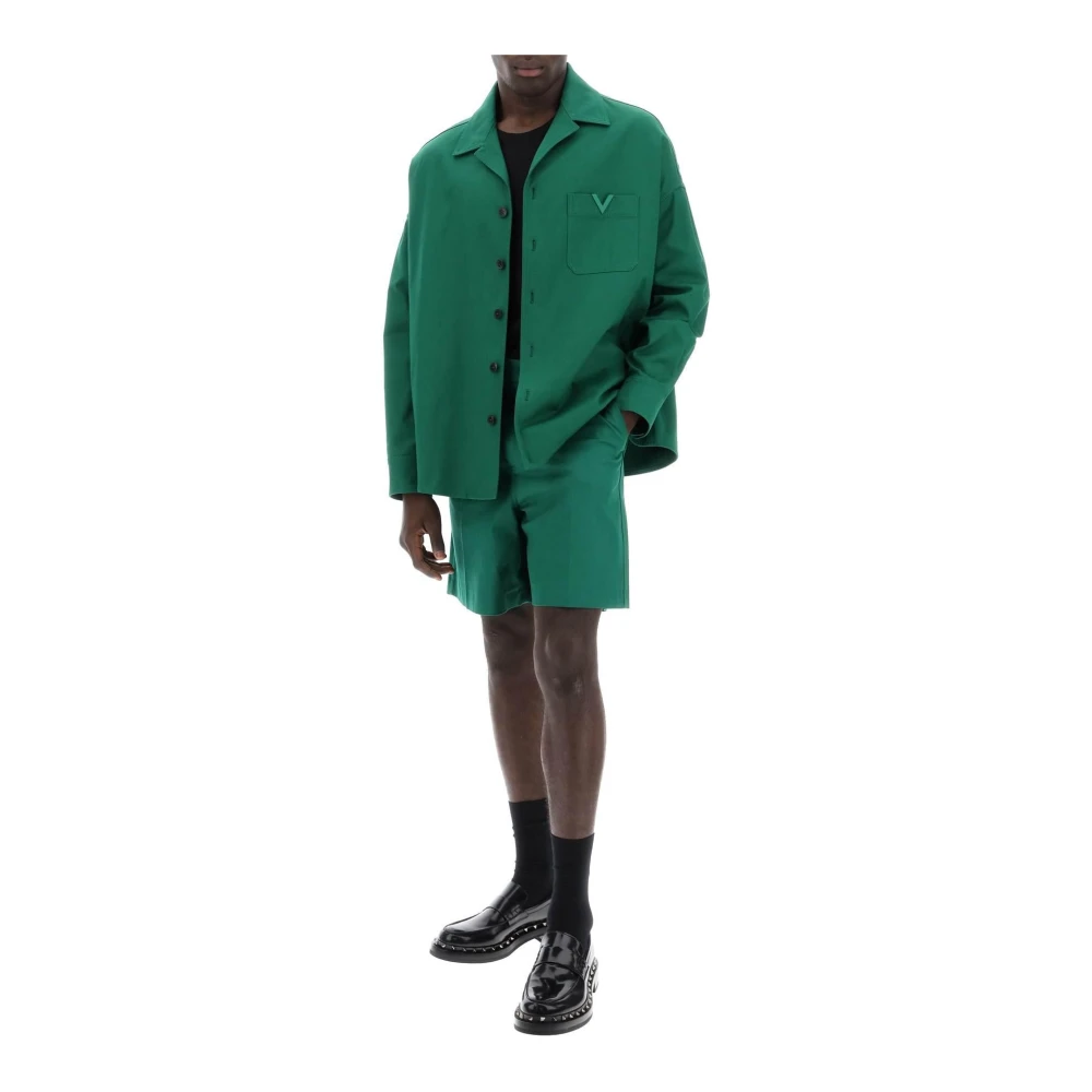 Valentino Garavani Casual Shorts Green Heren