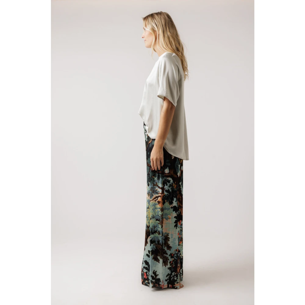 Samsøe Witte Onyx Blouse met Ronde Hals Gray Dames