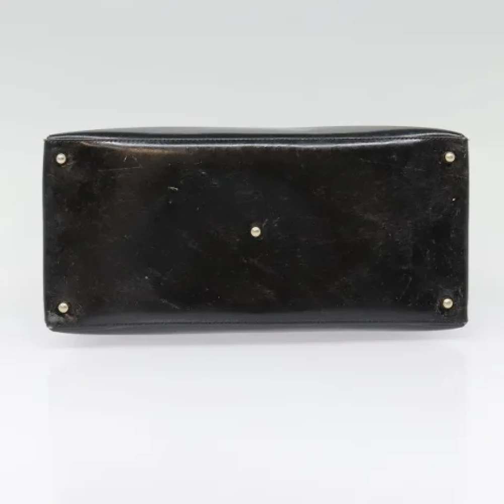 Gucci Vintage Pre-owned Leather handbags Black Dames